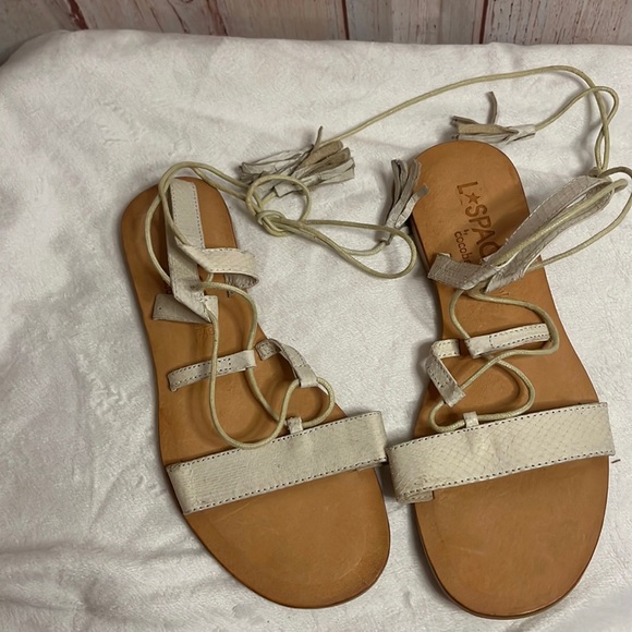 NWOT l space by coco belle lace up sandals - Picture 1 of 9